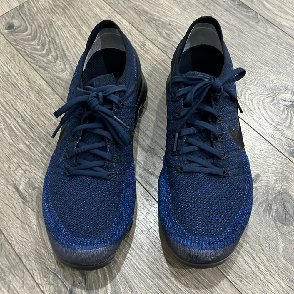 Nike Air VaporMax Flyknit. Navy blue. Men’s 9.5
